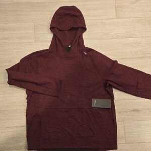 Lululemon Athletica Maroon At Ease Hoodie